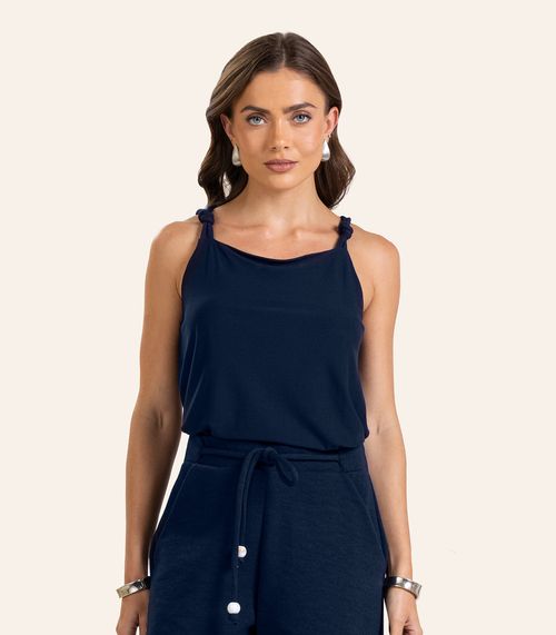Blusa de Alça Feminina Endless. Azul