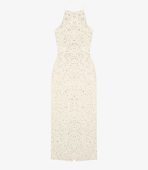 Vestido Midi de Alça Feminino em Ribana Endless Bege