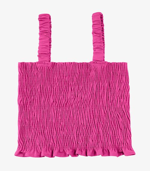 Regata Cropped Feminina Em Lastex Endless Rosa