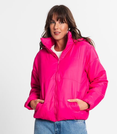 Jaqueta Feminina Com Capuz Endless Rosa