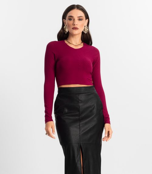 Blusa Feminina Manga Longa Endless Vermelho