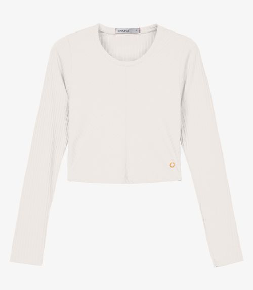 Blusa Feminina Manga Longa Endless Bege