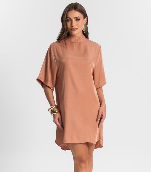 Vestido Curto Feminino Endless Marrom
