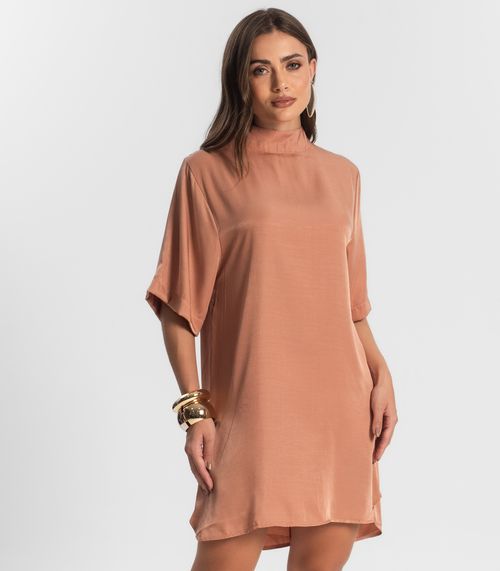 Vestido Curto Feminino Endless Marrom