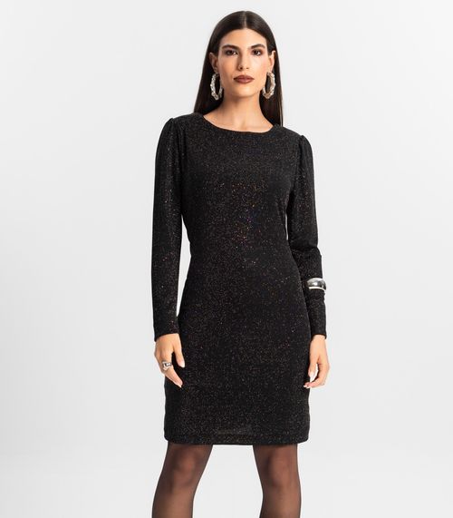 Vestido Manga Longa Endless Preto