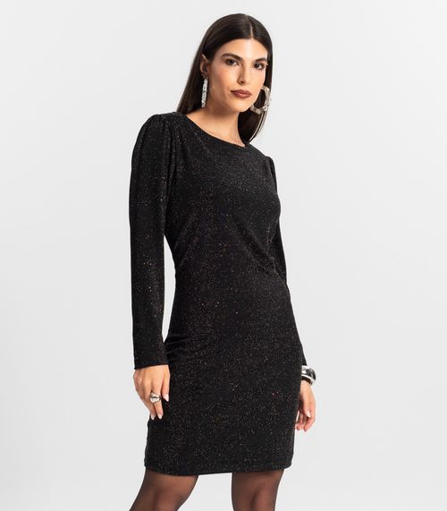 Vestido Manga Longa Endless Preto