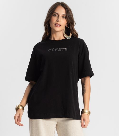 Camiseta Feminina Endless Preto