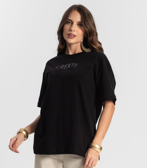 Camiseta Feminina Endless Preto