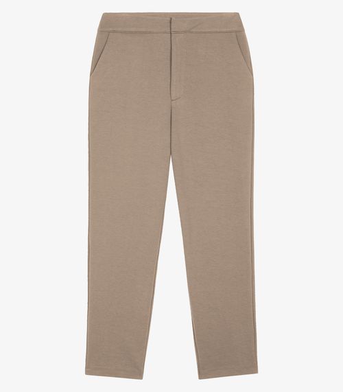 Calça Cenoura Piquet Verona Endless Marrom