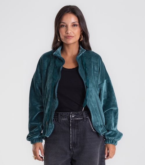 Jaqueta Endless Plush Feminina Verde