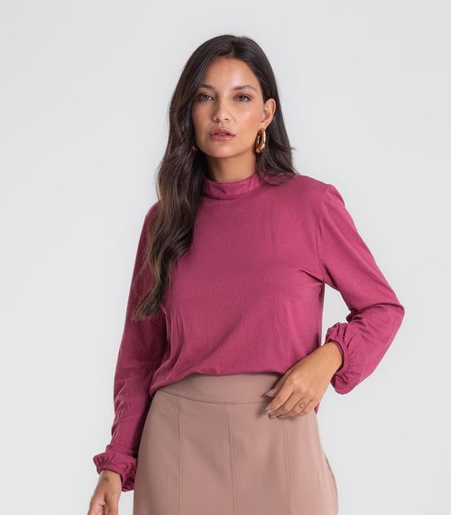 Blusa Feminina Manga Longa Bufante Endless Vermelho