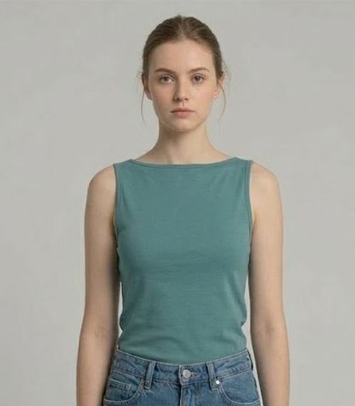 Regata Feminina Decote Nas Costas Infinita Cor Verde