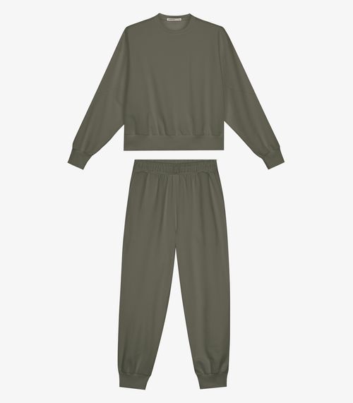 Conjuto Blusão Com Calça Endless Verde