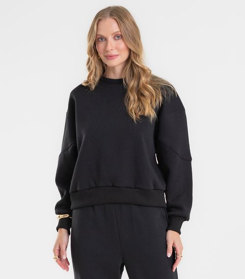 Conjuto Blusão Com Calça Endless Preto