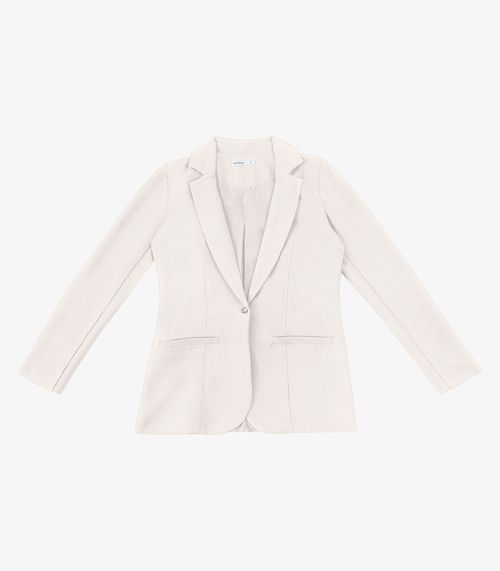 Blazer Feminino Alfaiataria Endless Bege