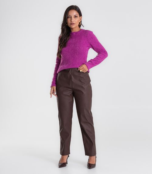 Calça Endless Sintético Feminino Marrom