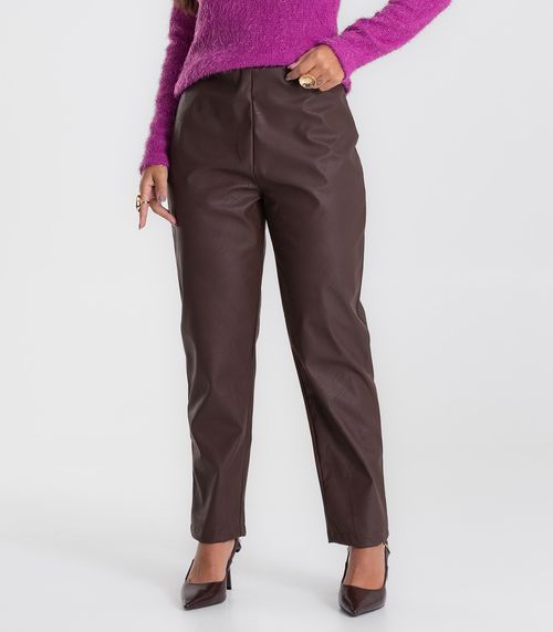 Calça Endless Sintético Feminino Marrom