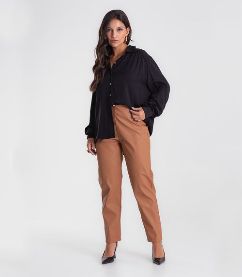 Calça Endless Sintético Feminino Marrom