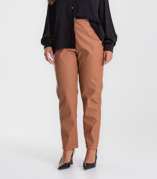 Calça Endless Sintético Feminino Marrom