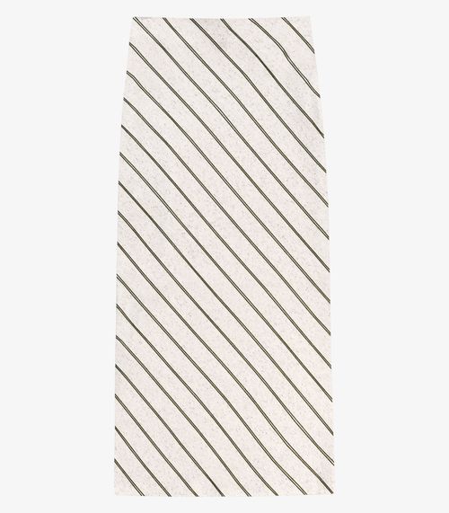 Saia Feminina Super Midi Viscolinho Lurex Endless Preto