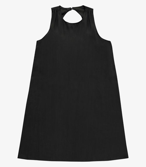 Vestido Feminino Com Abertura Nas Costas Endless Preto