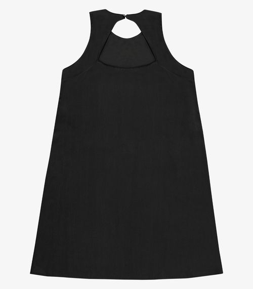 Vestido Feminino Com Abertura Nas Costas Endless Preto