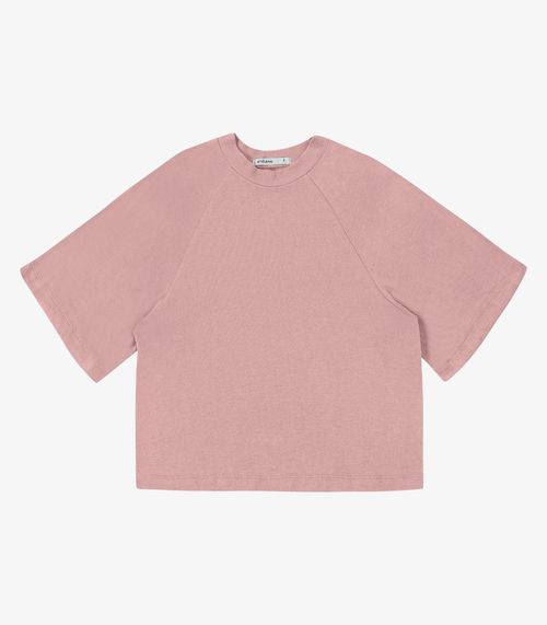 Blusa Feminina Raglan Viscotricot e Ribana Endless Rosa