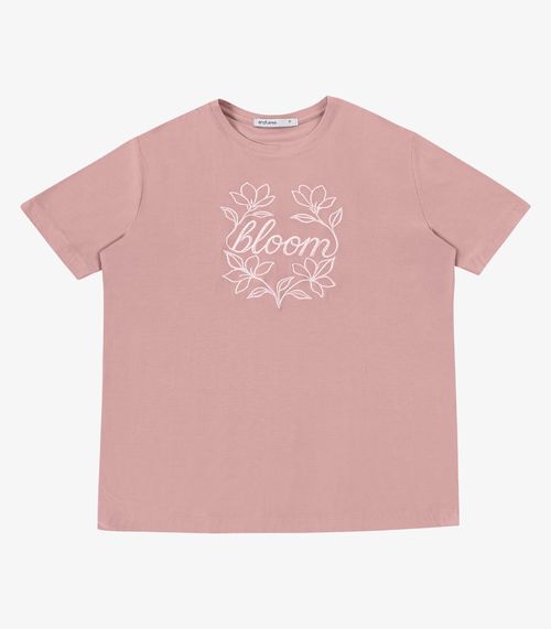 Blusa Feminina Viscose Com Bordado Endless Rosa