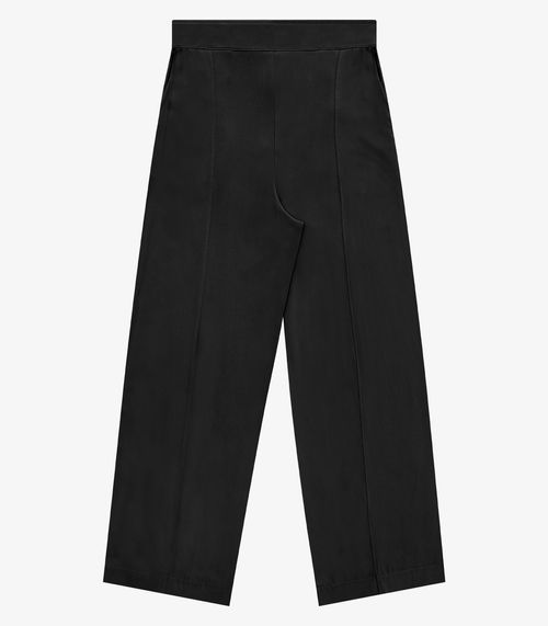 Calça Feminina Alfaiataria Em Viscose Endless Preto
