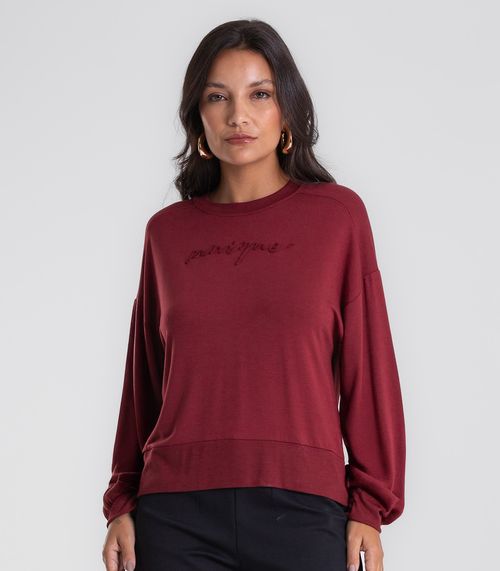 Blusão Feminino Molecotton Endless Vermelho