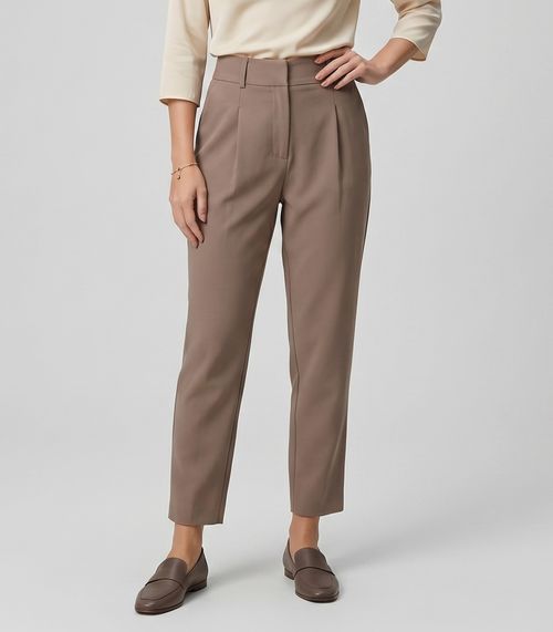 Calça Feminina Cenoura Alfaiataria  Endless Marrom