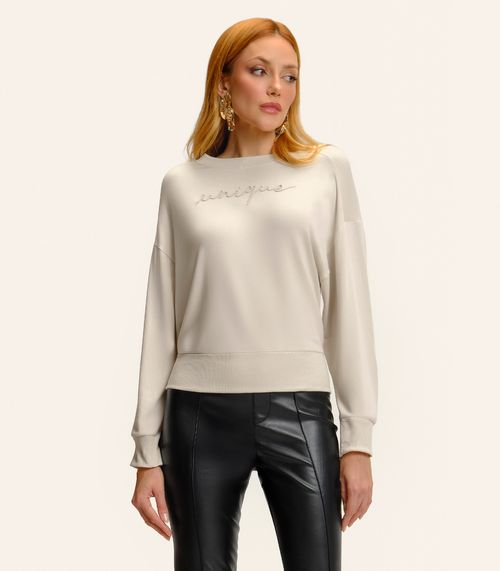 Blusão Feminino Molecotton Endless Bege