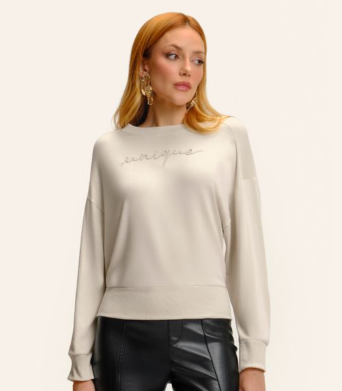 Blusão Feminino Molecotton Endless Bege
