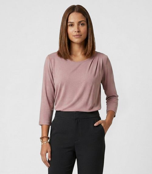 Blusa Feminina Manga 3/4 Endless Rosa