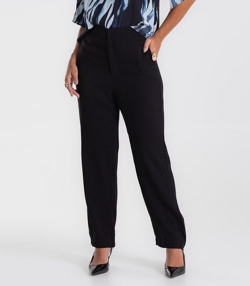 Calça Feminina em Viscose Dobby Endless Preto