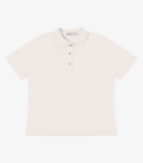 Polo Feminina Endless Bege