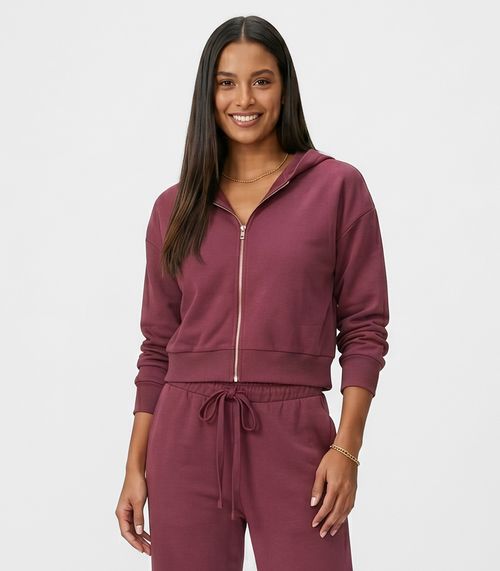 Conjunto Jaqueta Com Capuz E Calça Endless Vermelho