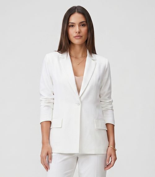 Blazer Feminino Alfaiataria Endless Bege