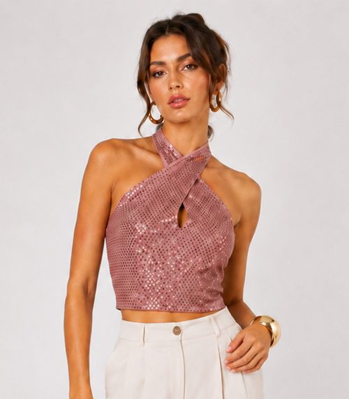 Blusa Feminina De Alça E Decote Em X Endless Unica