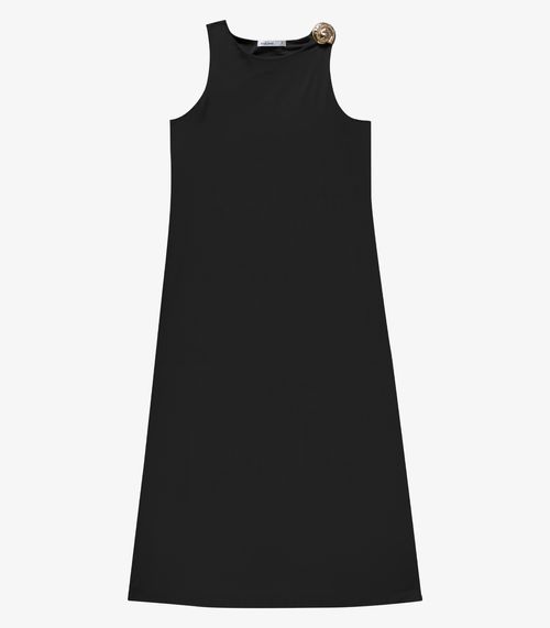Vestido Feminino Midi Endless Preto
