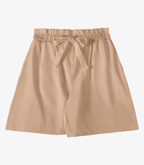 Shorts Feminino De Alfaiataria Endless Bege
