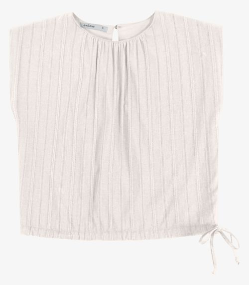 Blusa Feminina De Tricoline Endless Bege