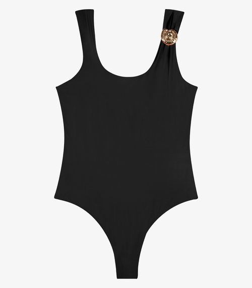Body Feminino Em Poliamida Endless Preto