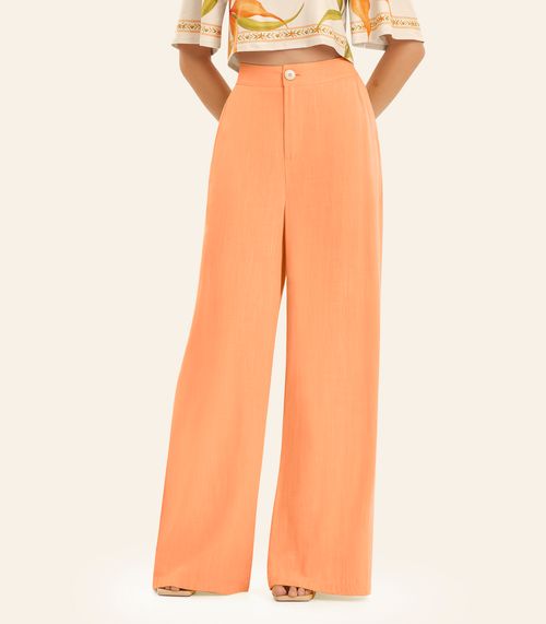 Calça Feminina Pantalona Endless Laranja