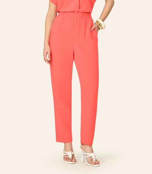 Calça Feminina Linho Strong Clochard Endless Rosa