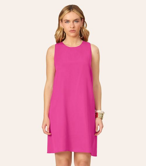 Vestido Feminino Com Abertura Nas Costas Endless Rosa