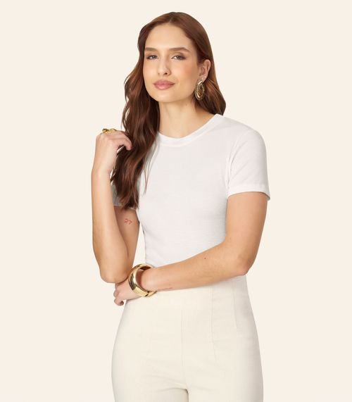 Blusa Feminina Em Ribana Endless Bege