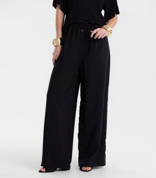 Calça Feminina Em Tecido Alfaiataria Endless Preto