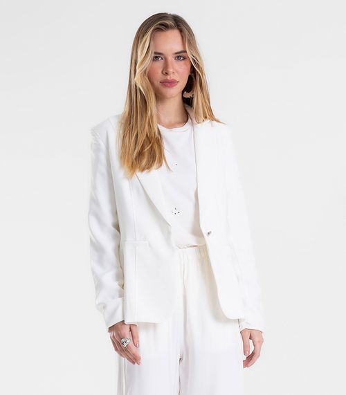 Blazer Feminino Alfaiataria Endless Bege