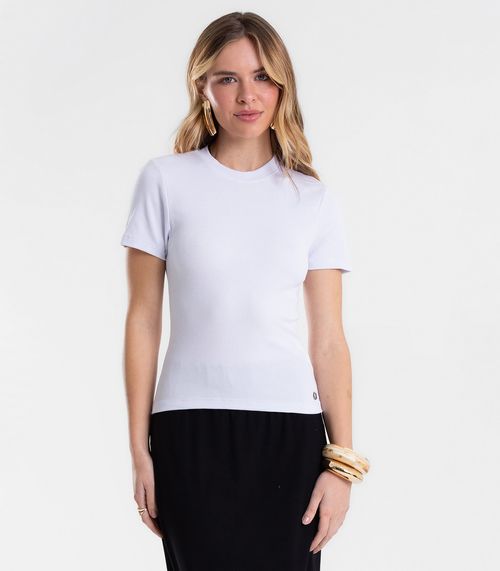 Blusa Feminina Em Ribana Endless Branco